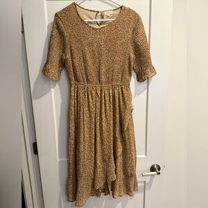 Orange Creek Textured Knit Top with Floral Trim